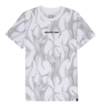 Camiseta de manga corta DC Liquid Fuego Heritage para niños