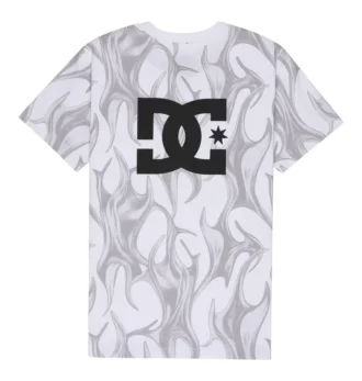 Camiseta de manga corta DC Liquid Fuego Heritage para niños