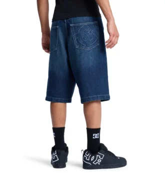 Pantalones cortos de vaqueros holgados para hombre